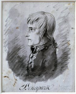 Portrét Napoleona Bonaparta (1769-1821), vrchního generála italské armády Kresba perem a inkoustem od Antoine-Jean Gros (1771-1835) 19. století. Slunce 0,21 x 0,16 m Paříž, musee du Louvre od Antoine Jean Gros