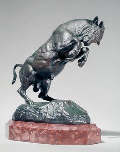 Chov býka od Antoine Louis Barye