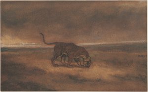 Tygr od Antoine Louis Barye