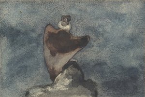 Vulture, 1810-75. od Antoine Louis Barye