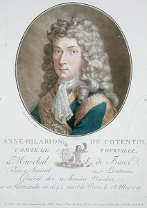 Anne-Hilarion de Cotentin (1642-1701) hrabě z Tourville od Antoine Louis Francois Sergent-Marceau