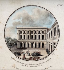 Maison de M. de Colange, pohled ze zahrady (rue Ville-l