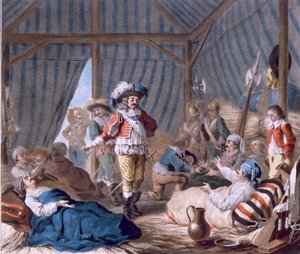 Hrabě z Harcourtu (1601-66) ukazuje svou lidskost během obléhání Turína (1640), 1787 (viz také 169707) od Antoine Louis Francois Sergent Marceau