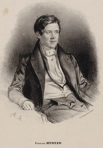 Portrét klavíristy a skladatele Franze Hüntena 1793-1878. od Antoine Maurin