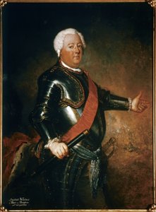 FRIEDRICH WILHELM I: (1688-1740)., po 1733 (olej na plátně) od Antoine Pesne
