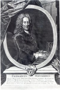 Friedrich Hoffmann, vyryl F.G. Wolffgang, 1735 od Antoine Pesne
