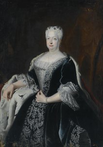 Sophia Dorothea z Hannoveru 1687-1757, královna choť v Prusku od Antoine Pesne School