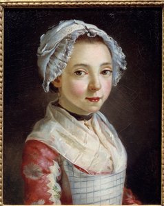 Mladá služebná. Obraz Antoina Raspala (1738-1811)