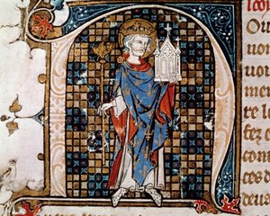 Portrét na nohou Saint Louis (nebo Louis IX