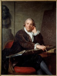 Portrét malíře Gabriela Francoise Doyena (1726-1806) Obraz Antoina Vestiera (1740-1824) 1786 Sun. 1,3x0,96m