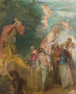 Pouť na ostrově Cythera (1717) od Jean Antoine Watteau