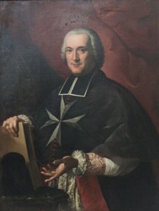 Portrét velkopřevora Giovanniho Domenica Mainardiho od Antoine de Favray