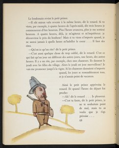 Lovec, ilustrace z knihy Malý princ, Antoine de Saint-Exupéry