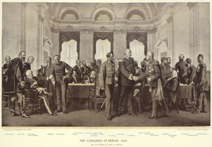 Kongres v Berlíně od Anton Alexander von Werner