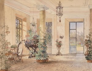 Sala Terrena v malém zámku od Anton Altmann