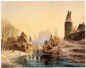 Kluziště na řece, 1855.