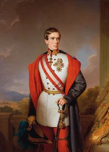 Portrét rakouského císaře Františka Josefa I., 1849.