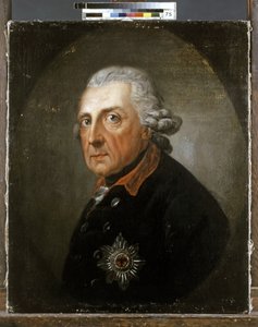 FRIEDRICH II. pruský "Veliký" Pruský král (1712-1786).