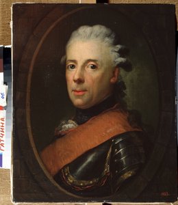 ""Portrét prince Jindřicha Pruského (1726-1802), bratra Fridricha Velikého"" Malba Antona Graffa (1736-1813) 1760-1770 Státní muzeum pod širým nebem Palác Gatchina, Petrohrad od Anton Graff