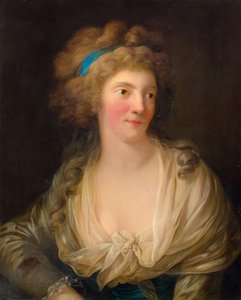 Princezna Frederica Charlotte Pruská 1767-1820, vévodkyně z Yorku a Albany. od Anton Graff