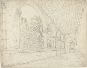 Klášter Santa Maria di Gesù v Palermu od Anton Hallmann