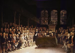Projev Williama Pitta v Dolní sněmovně k vyhlášení válek Francii 1793