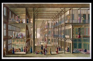 Interiér harému konstantinopolského velmože, vyryl Francois Denis Nee (1732-1817) 1811