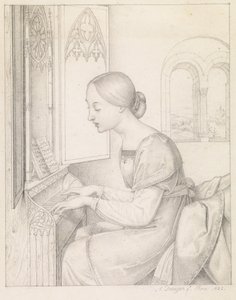 Svatá Cecílie od Anton Josef Dräger