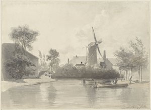 Pohled na Haarlem od Anton Mauve