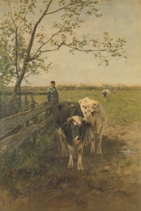 Ohyb mléka od Anton Mauve