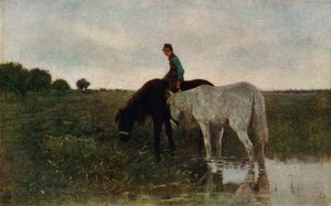 Napájení koní, 1871, 1913 od Anton Mauve