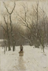 Zima v Scheveningenském lese od Anton Mauve