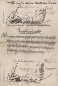 Schreibkunst Umění psát, 1601, 1631. od Anton Neudörffer