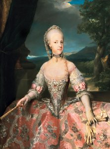 Portrét Marie Karolíny z Rakouska (Mary Carolina, Maria Carolina od Anton Raphael Mengs