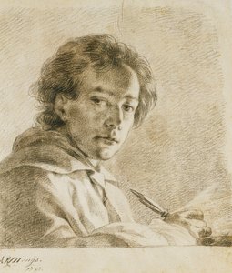Portrét umělce, 1750 od Anton Raphael Mengs