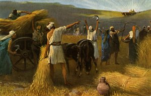 Návrat archy, Starý zákon (tisk) od Anton Robert (after) Leinweber