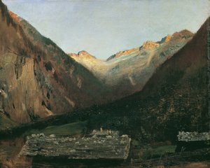 Večer v Prossau u Gasteinu od Anton Romako