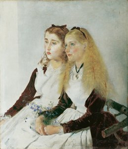 Umělcovy neteře, Elisabeth a Maja od Anton Romako