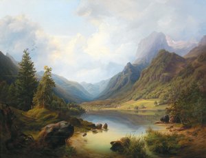 Pohled na Hintersee s Reiteralmem