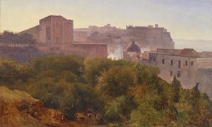 Francavilla Wood v Chiatamone, kolem roku 1824 (olej na plátně)