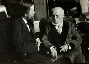 A. v. Menzel i. jeho byt m. A. v. Werner od Anton Alexander von Werner