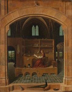 Svatý Jeroným ve své pracovně od Antonello da Messina