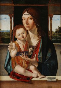 Panna a dítě, 1480. od Antonello da Messina