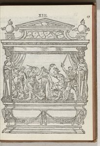 Druhé zdobené lešení s jevištěm: Princ zahání válku a neshody, 1577 od Antoni van Leest