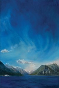 Norjan vuonot, 2011 (öljy kankaalle) od Antonia Myatt
