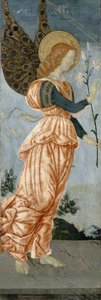 Anděl zvěstování, cca 1500 (tempera na topolovém dřevě) od Antoniazzo Romano