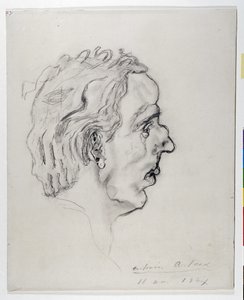 Portrét básníka Jacquese Prevela (1915-1951) z profilu - 11. května 2012