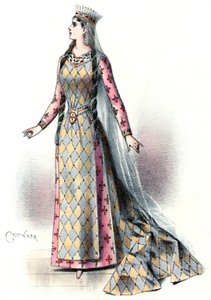 Massenet - Esclarmonde - Sibyl Sanderson, role Esclarmonde, 1. dějství, 2. scéna - Antonin-Marie Chatinière, 1889