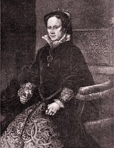 Marie Tudorová od Antonio (after) Ciseri