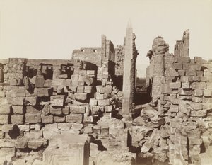 Chrám Karnak, Egypt od Antonio Beato